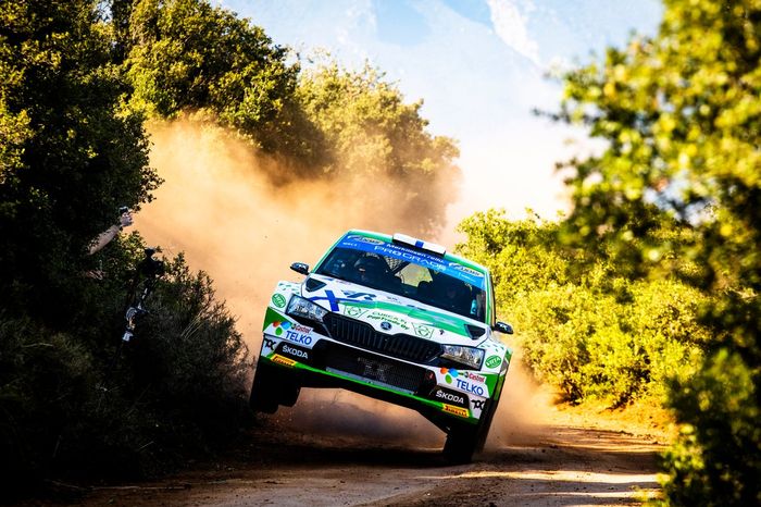 Emil Lindholm, Reeta Hamalainen, Toksport WRT Skoda Fabia Evo Rally2