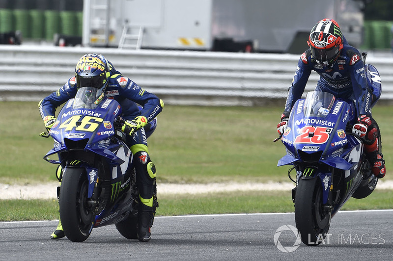 Valentino Rossi und Maverick Vinales sind beide bis Ende 2020 an Yamaha gebunden