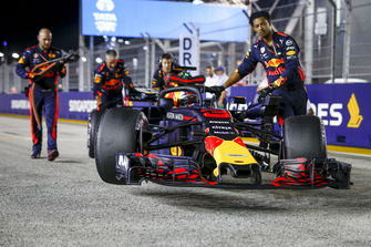 Daniel Ricciardo, Red Bull Racing RB14 gridde