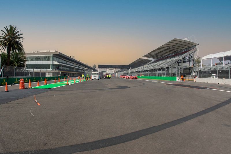 Preparaciones del Autódromo Hermanos Rodríguez para el GP de México de F1