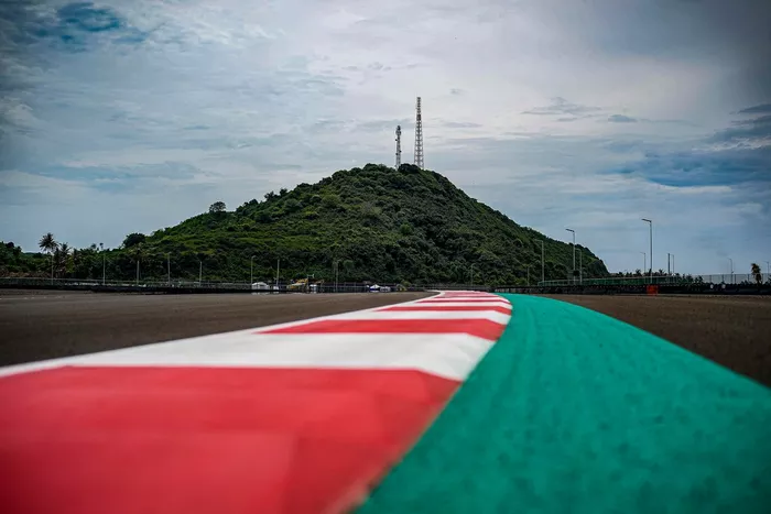 Aspectos de la pista de Mandalika