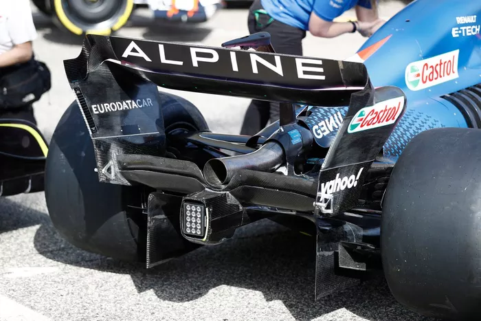 Detalle del difusor Alpine A522
