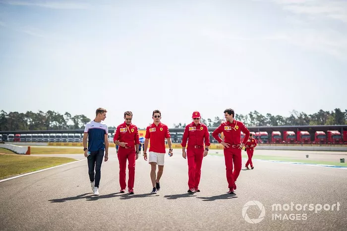Charles Leclerc, Arthur Leclerc e mecânicos