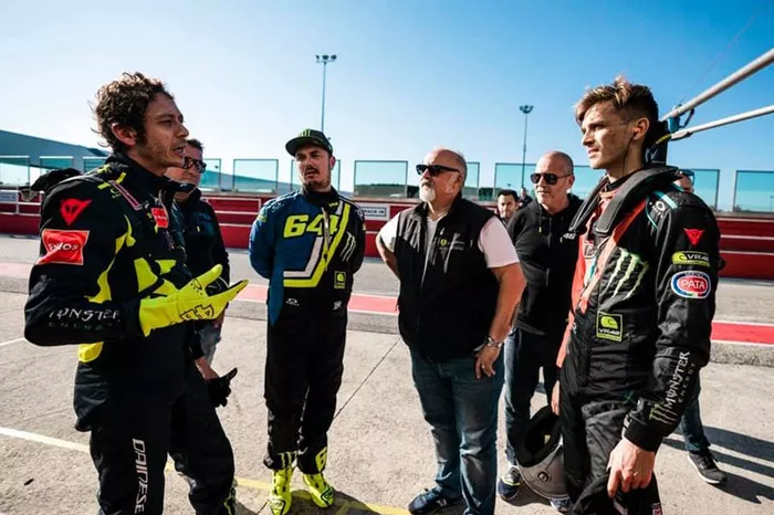 Valention Rossi prova la Ferrari 488 GT3 Kessel Racing