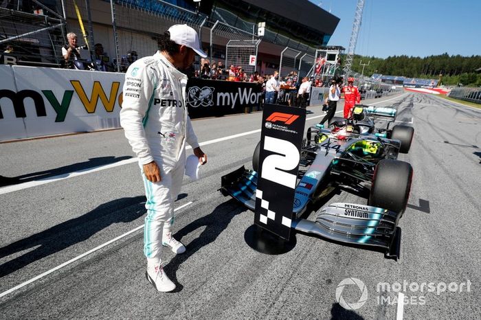 Segundo Lewis Hamilton, Mercedes AMG F1