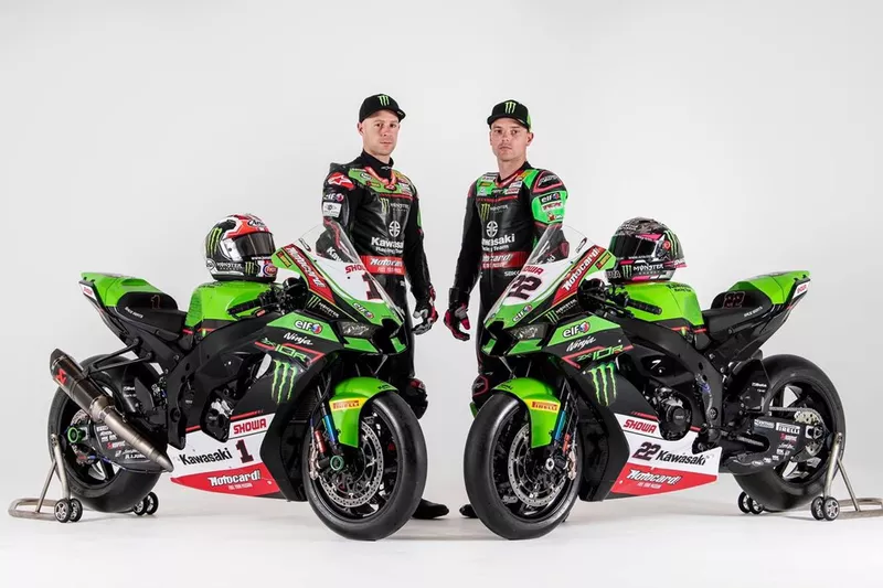 Jonathan Rea, Kawasaki Racing Team WorldSBK, 	Alex Lowes, Kawasaki Racing Team WorldSBK
