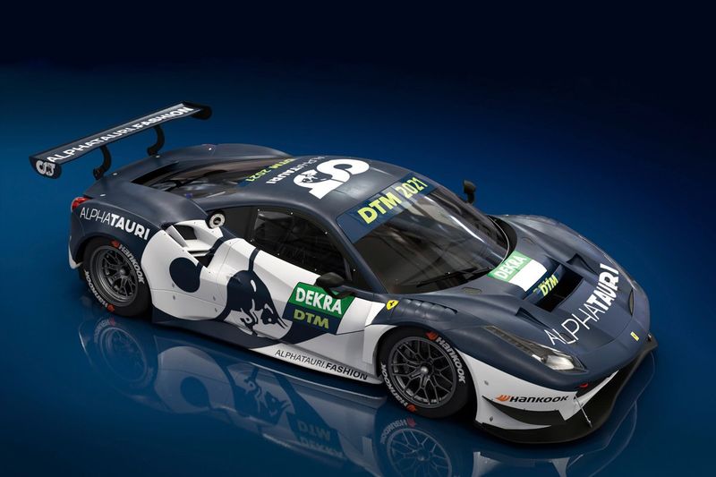 AF Corse Alpha Tauri design for Alex Albon and Nick Cassidy