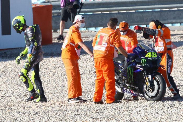 Valentino Rossi, Yamaha Factory Racing déspues de la caída