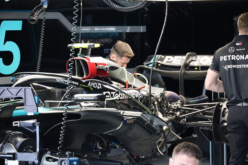 Mercedes F1 W15 detalles técnicos