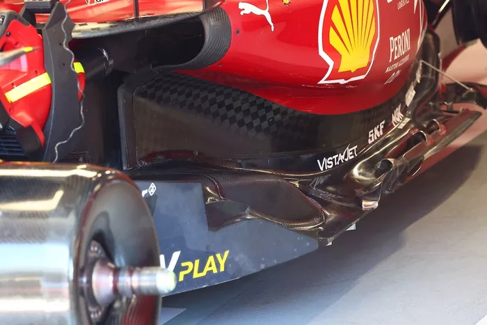 Dettaglio tecnico Ferrari SF-25