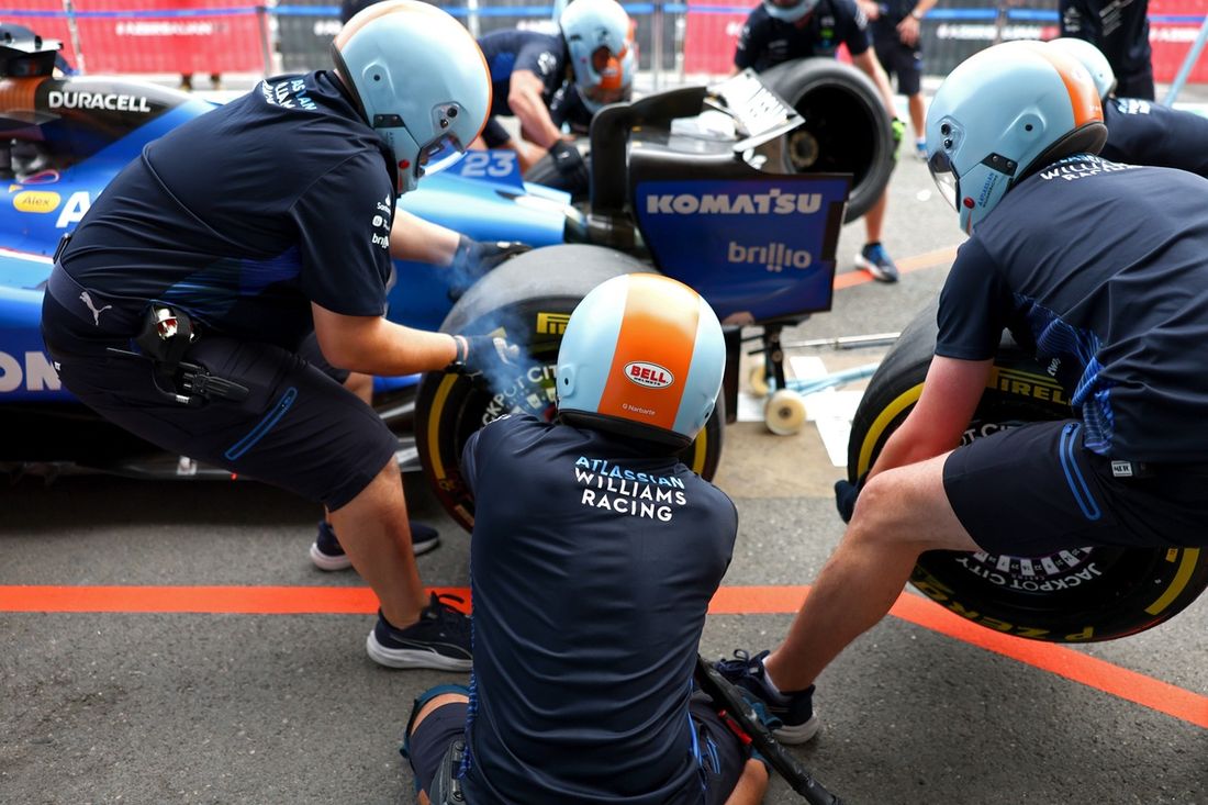 Williams pitstop practice