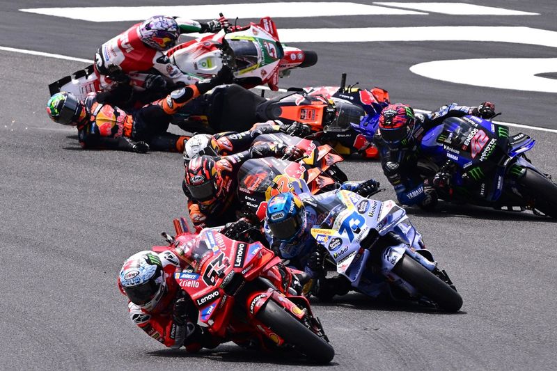 Johann Zarco, LCR Honda Team, Brad Binder, Red Bull KTM Factory Racing, Francesco Bagnaia, Ducati Team