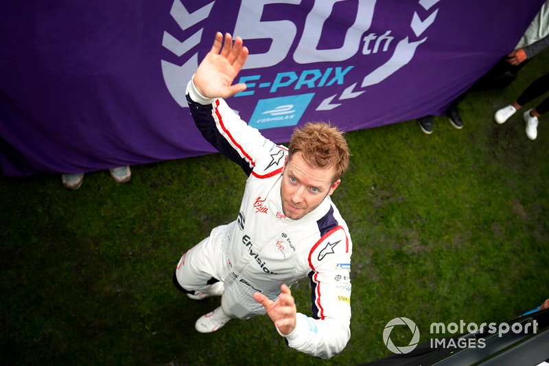 Ganador, Sam Bird, Envision Virgin Racing va al podio