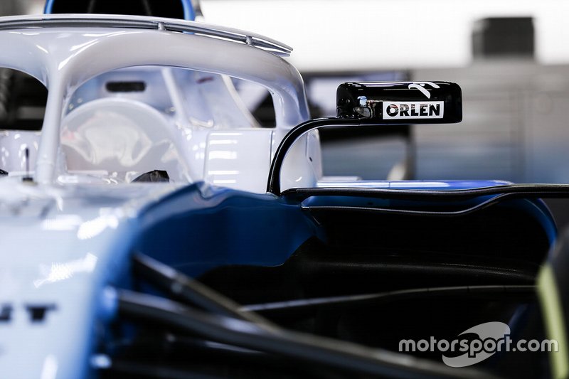 Williams FW42 mirror detail