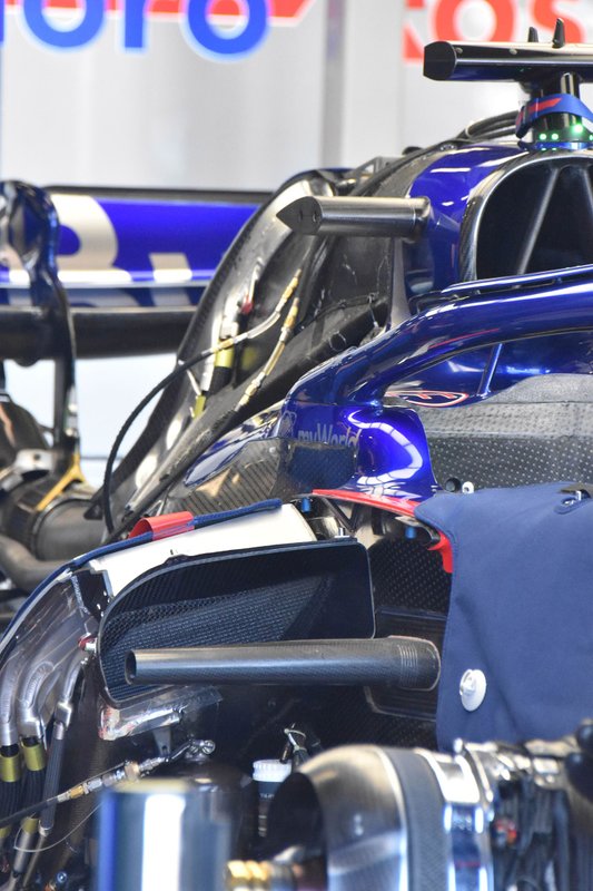 Vue détaillée de la Toro Rosso STR14