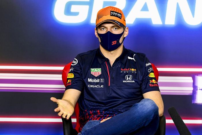 Max Verstappen, Red Bull Racing en la conferencia de prensa
