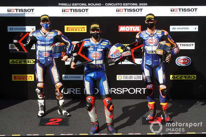 Michael van Der Mark, Pata Yamaha, Toprak Razgatlioglu, Pata Yamaha, Garrett Gerloff, GRT Yamaha