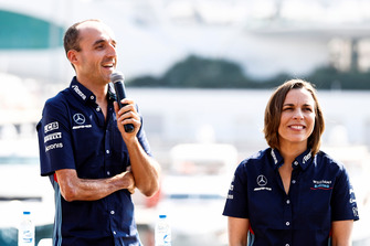 Claire Williams, waarnemend teambaas Williams Racing, bevestigt Robert Kubica, Williams Racing, voor 2019