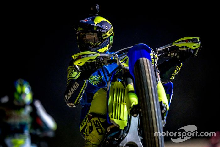 Valentino Rossi en acción