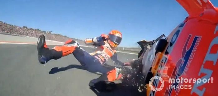 Caída Marc Márquez