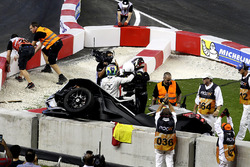 Crash, Pascal Wehrlein and Felipe Massa on the Polaris Slingshot SLR