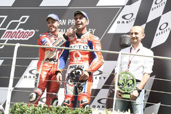 Podium: Danilo Petrucci, Pramac Racing, Claudio Domenicali, Andrea Dovizioso, Ducati Team