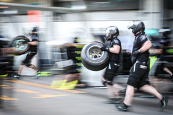 Simulations d'arrêts au stand pour Mercedes AMG F1