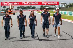 Pierre Gasly, Scuderia Toro Rosso walks the track