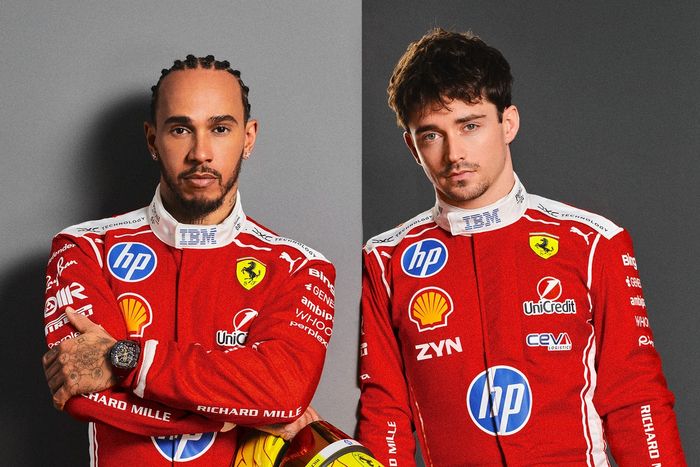 Lewis Hamilton e Charles Leclerc, Ferrari