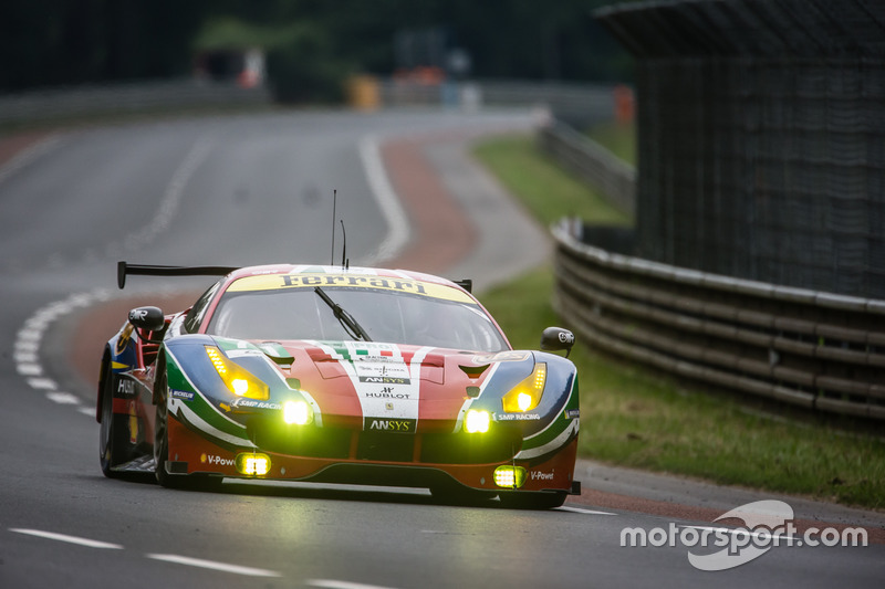 #71 AF Corse Ferrari 488 GTE: Davide Rigon, Sam Bird, Andrea Bertolini