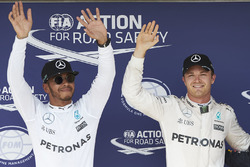 Нико Росберг, Mercedes AMG F1, и Льюис Хэмилтон, Mercedes AMG F1