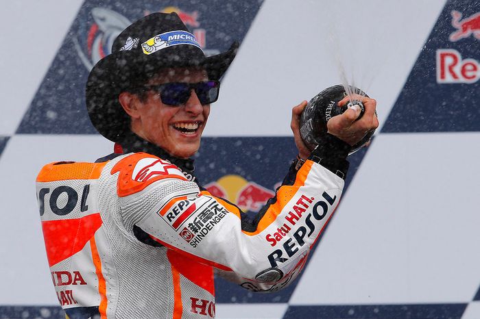 El ganador de la carrera, Marc Marquez, Repsol Honda Team