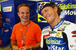 Rubens Barichello avec Sete Gibernau, Telefónica Movistar Honda