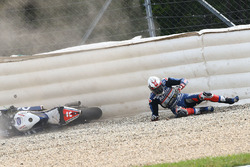Loris Baz, Avintia Racing crash