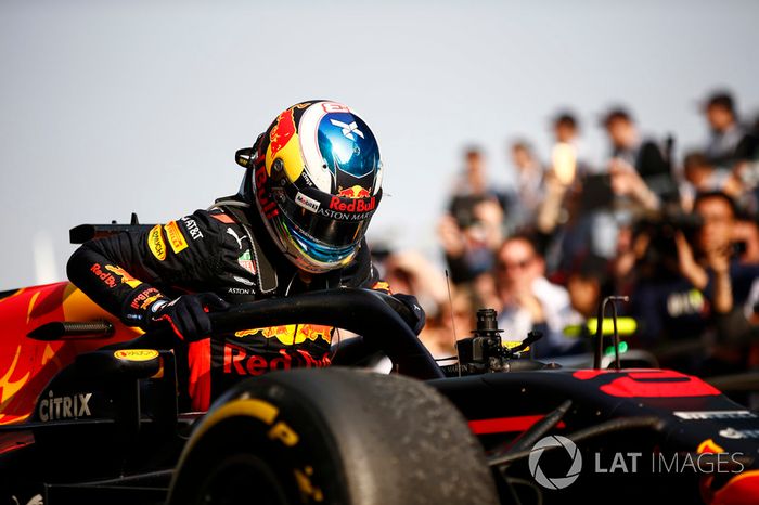 Ganador de la carrera Daniel Ricciardo, Red Bull Racing