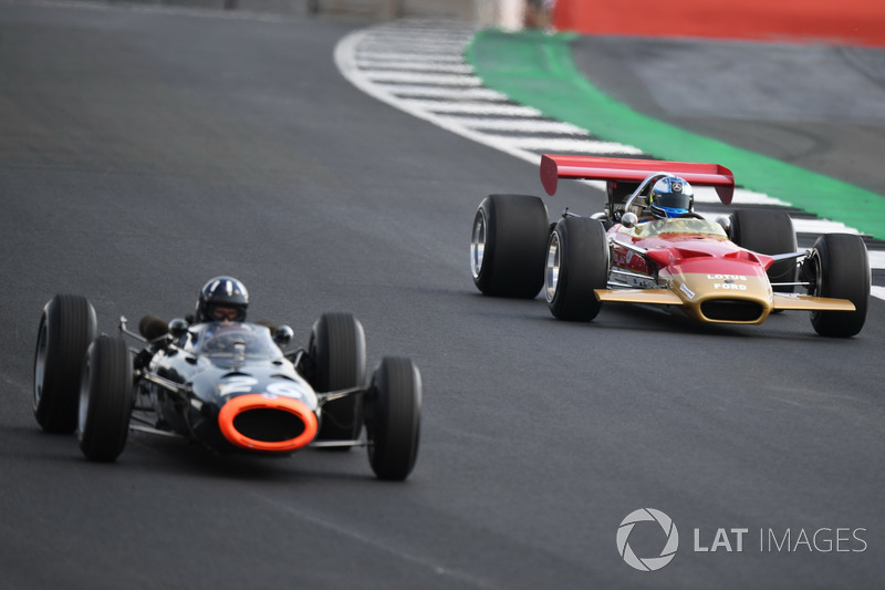 Lotus 49B at Silverstone 70th Anniversary Parade