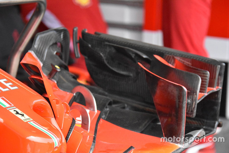 Ferrari SF71H front wing detail
