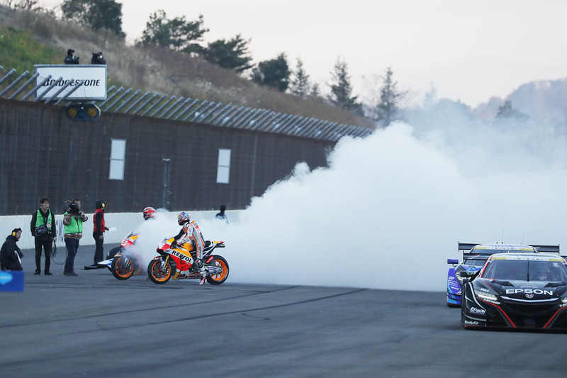 Marc Márquez, Dani Pedrosa, Repsol Honda Team en los Honda NSX Super GT