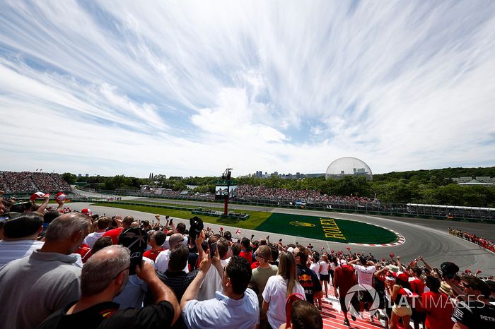 Momentos antes de la salida