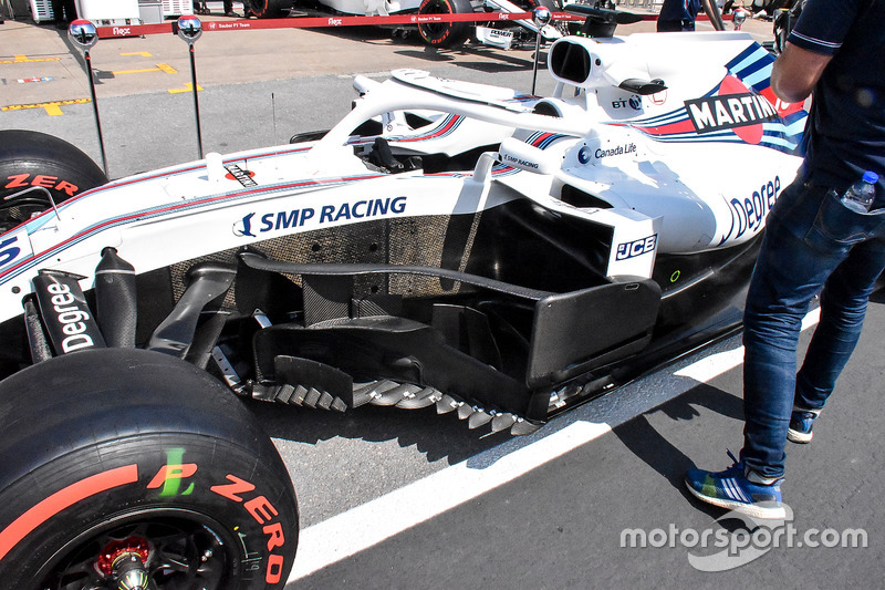 Williams FW41 bargeboard detay