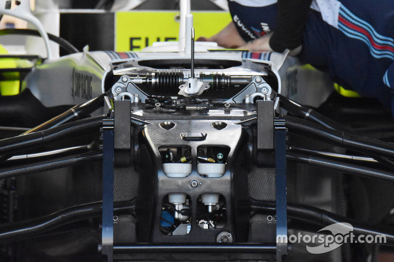 Williams FW41 front suspension detail