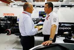 Ron Dennis and Eric Boullier, McLaren