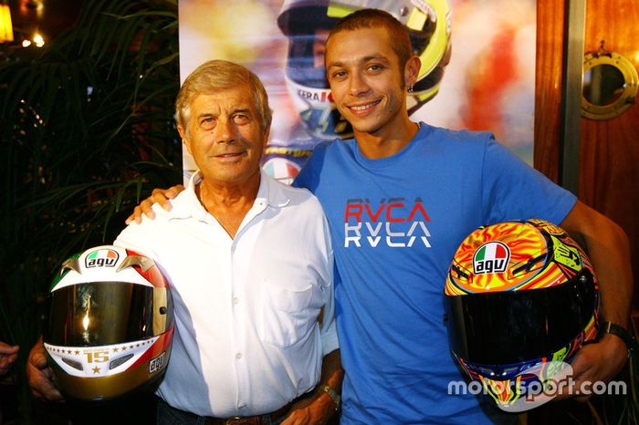 Giacomo Agostini y Valentino Rossi