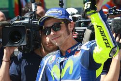 Ganador de la pole Valentino Rossi, Yamaha Factory Racing