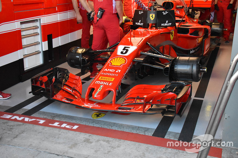 Ferrari SF71H of Sebastian Vettel