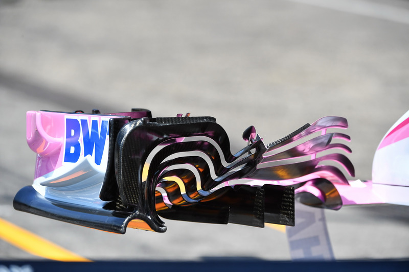Force India VJM11 front wing detail