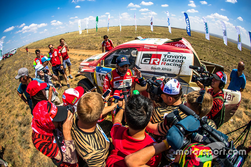 #101 Toyota Hilux: Nasser Al-Attiyah, Mathieu Baumel