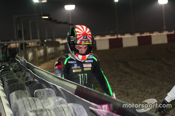 Choque, Johann Zarco, Monster Yamaha Tech 3