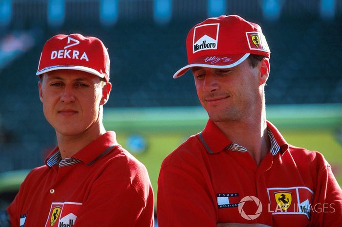 Michael Schumacher y Eddie Irvine, Ferrari