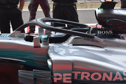 Mercedes-Benz F1 W08 та система захисту кокпіта HALO